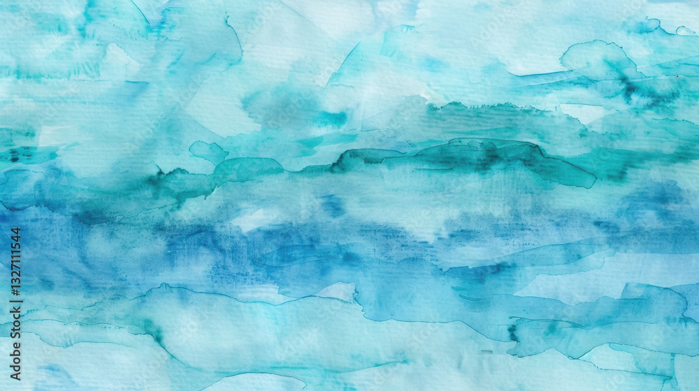 watercolor painting of ocean an a beach watercolor painting of ocean an a beach