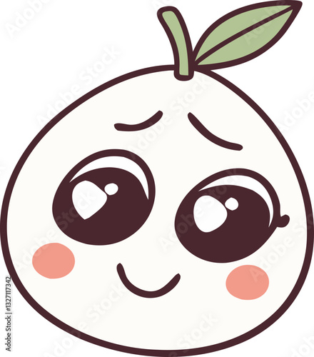 red apple with a worm