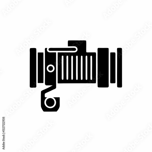 creative details winch icon vector illustration