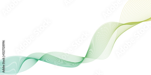 ultra modern and dynamic digital business and technology concept abstract lines, flowing lines with gradient color, the wave lines are very thin, lines pattern or wavy stripes, twisted curve lines.