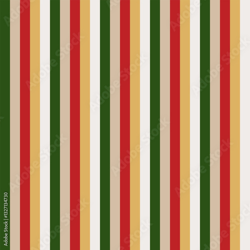 Seamless harmony stripes pattern with Christmas colors  ideal for a background  scarves  cards  wedding invitations  scrapbooks  wrapping paper  fashion textiles  and stationery.