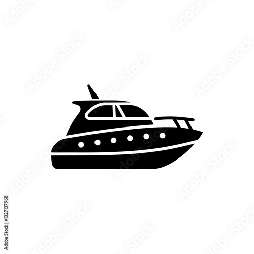 creative details speedboat icon vector illustration