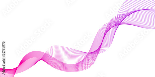 ultra modern and dynamic digital business and technology concept abstract lines, flowing lines with gradient color, the wave lines are very thin, lines pattern or wavy stripes, twisted curve lines.