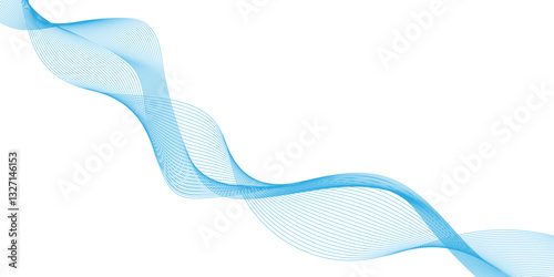 ultra modern and dynamic digital business and technology concept abstract lines, flowing lines with gradient color, the wave lines are very thin, lines pattern or wavy stripes, twisted curve lines.