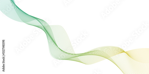 ultra modern and dynamic digital business and technology concept abstract lines, flowing lines with gradient color, the wave lines are very thin, lines pattern or wavy stripes, twisted curve lines.