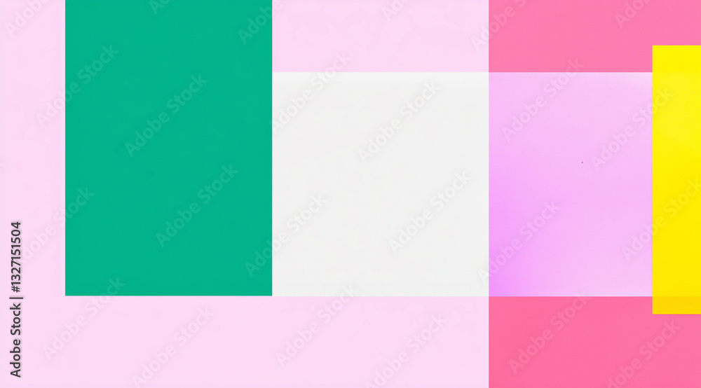Vibrant Color Block Composition with Bold Contrasts Vibrant Color Block Composition with Bold Contrasts