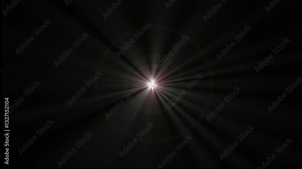 Colorful laser light beams taken in the dark room Esplosione di luce verde su fondo nero