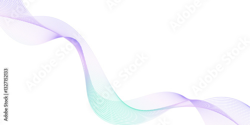 ultra modern and dynamic digital business and technology concept abstract lines, flowing lines with gradient color, the wave lines are very thin, lines pattern or wavy stripes, twisted curve lines.