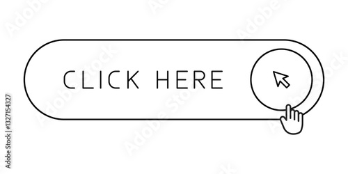 Black and white CTA button: Click here.