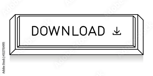 Black and white CTA button: Download.