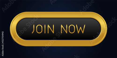 Golden CTA button: Join now.
