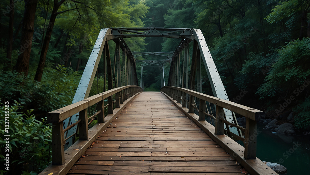 Magical Night View of a Beautifully Lit Bridge Magical Night View of a Beautifully Lit Bridge