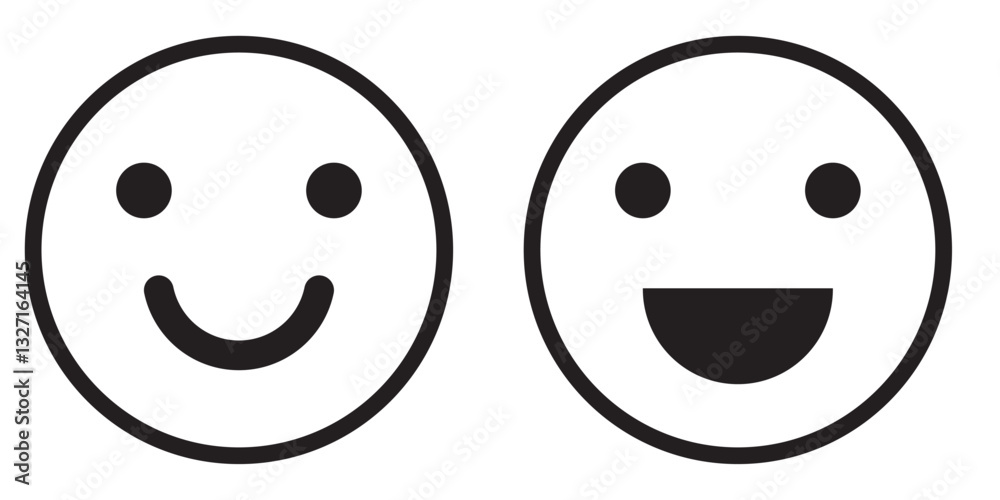 Fototapeta premium smile icon