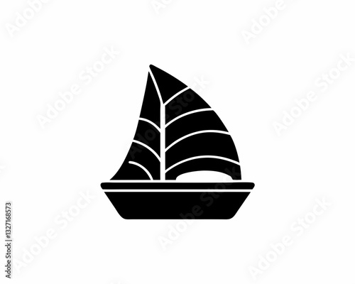 creative details sail icon vector illustration 