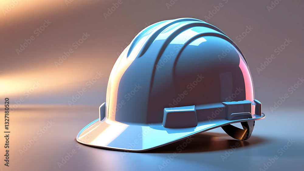 Fototapeta premium Safety First: High-Quality Construction Hard Hat for Protection