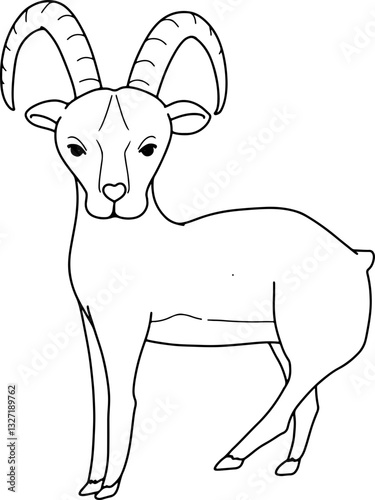 hand drawn chamois