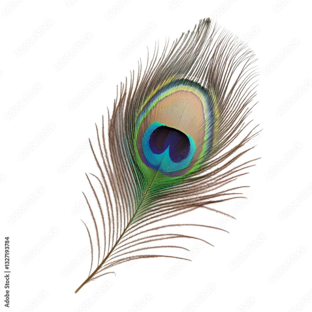 Fototapeta premium Peacock Feather Image: High-Res Download