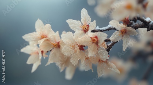 frost covered branches