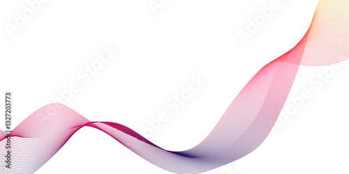 dynamic and floating geometric curve wave line patterns, modern sound equalizer with curve wavy geometric line patterns, soft color line for business and technology background cover and card design.