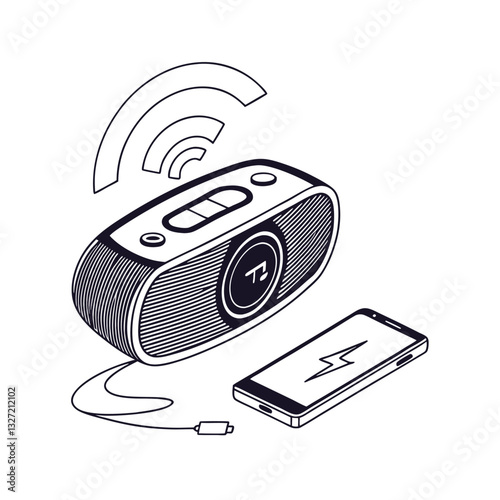 mobile phone with sound box