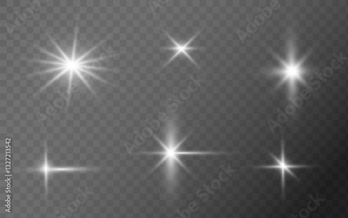 Wallpaper Mural Set of abstract white glare, star shadow
Vector glare on transparent png background star glare Torontodigital.ca