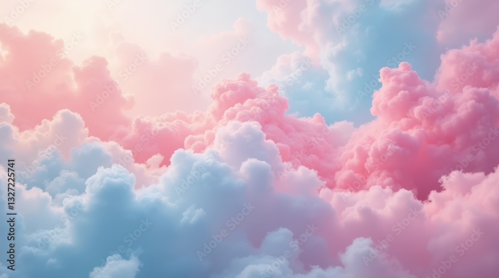 Soft, Colorful Clouds Fill the Sky During Sunset in a Serene Atmosphere Soft, Colorful Clouds Fill the Sky During Sunset in a Serene Atmosphere