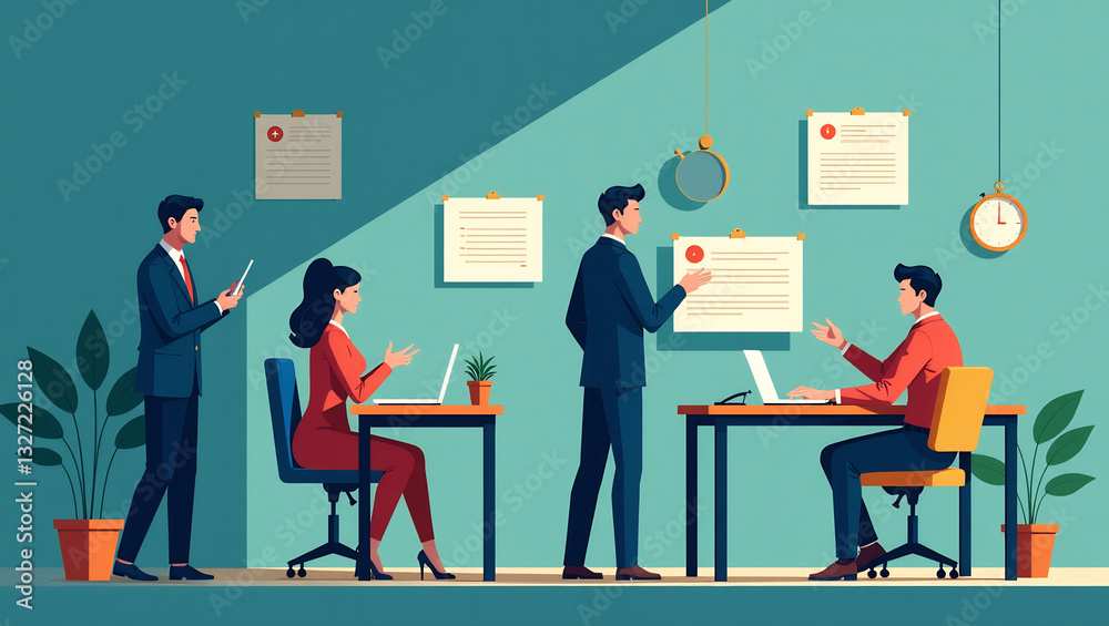 Skills-Based Hiring, Conceptual Illustration (16:9) Skills-Based Hiring, Conceptual Illustration (16:9)