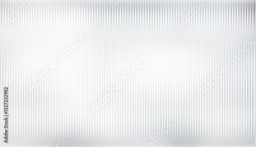 Vector ribbed glass texture background. Light grey ribbed glass. Mesh gradient. acrylic ribbed bath surface. Reeded glass background semitransparent overlay. Bath wall window