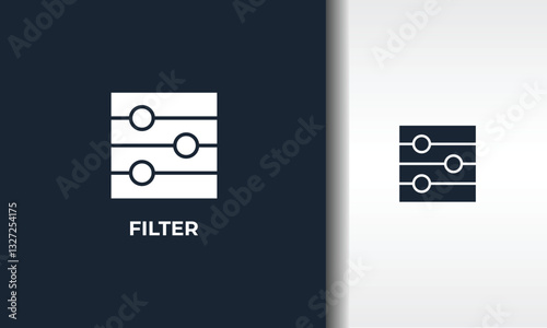 Filter Vector, Icon Or Logo Sign Isolated Symbol Illustration