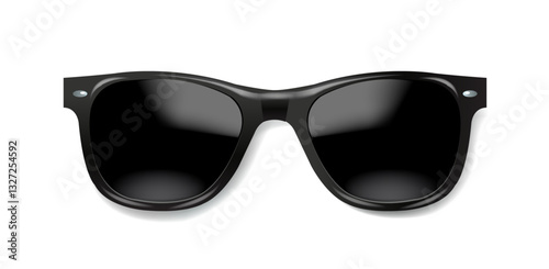 Bright Sunglasses And White Background