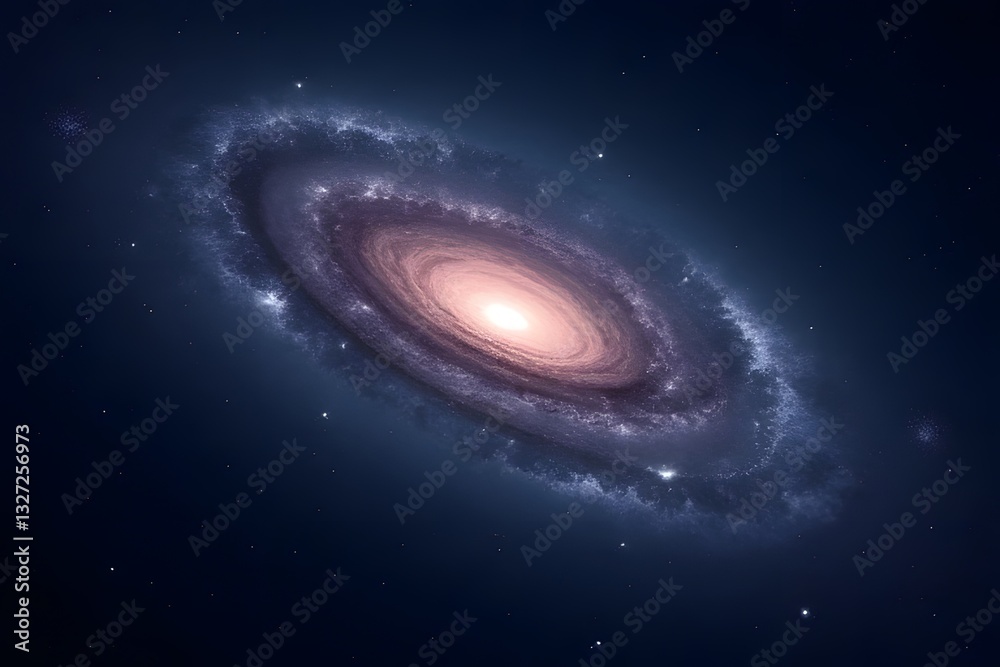 Obraz premium Spiral Galaxy in Deep Space