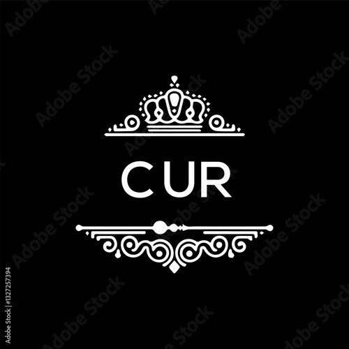 CUR LOGO DESIGN VECTOR TEMPLATE