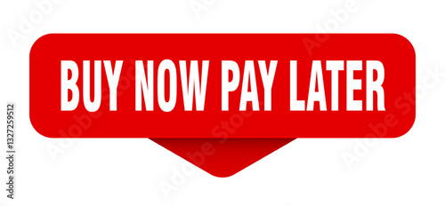 buy now pay later sticker. buy now pay later sign on transparent background