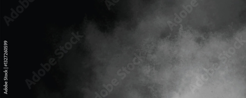 A Dark and Cloudy Atmospheric Background with Soft Veils of Fog and Shadows

