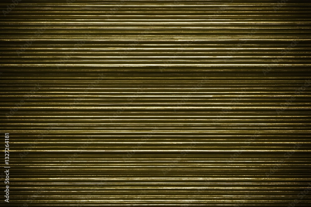 Obraz premium Golden striped patterns create a mesmerizing visual effect in this abstract design