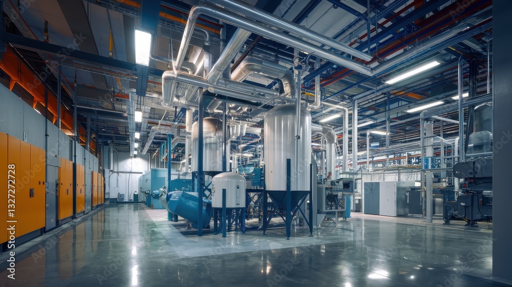 Industrial Facility Interior: A Glimpse into Modern Manufacturing Industrial Facility Interior: A Glimpse into Modern Manufacturing