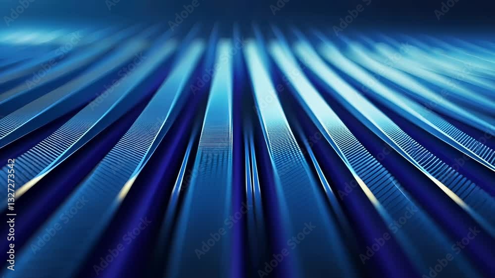 Abstract technological design with parallel lines