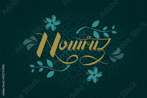 Happy Persian New Year (Nowruz) vector illustration. Suitable for greeting card, poster and banner. 