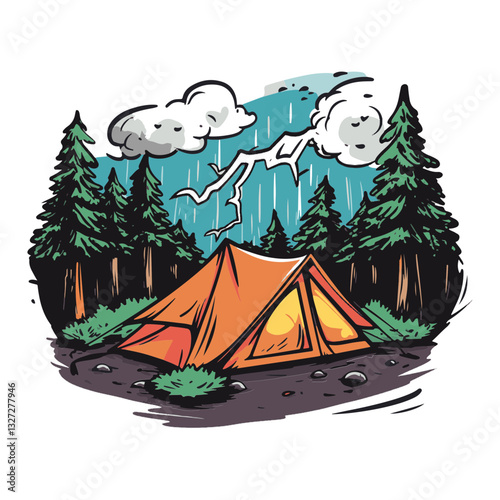 Stormy Campsite