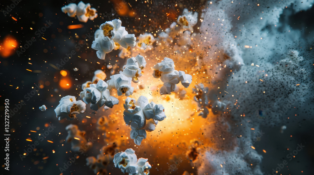 exploding popcorn exploding popcorn