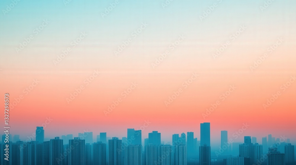 A striking skyline view contrasting a clear sky with a smog-filled horizon, illustrating the impact of air pollution and the difference between clean and contaminated air in an urban environment A striking skyline view contrasting a clear sky with a smog-filled horizon, illustrating the impact of air pollution and the difference between clean and contaminated air in an urban environment