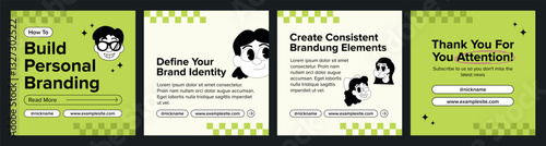 Minimalist Retro Hand-Drawn Social Media Post Design in Calm Colors