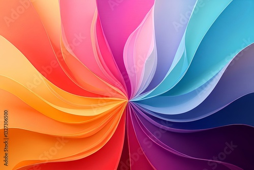 abstract rainbow background. Generative AI