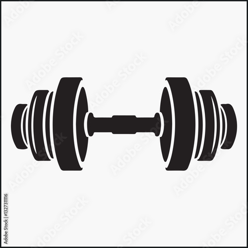 dumbbell silhouette
