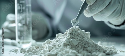 Rare Earth Mineral Processing in Laboratory Setting for Scientific Research and Analysis