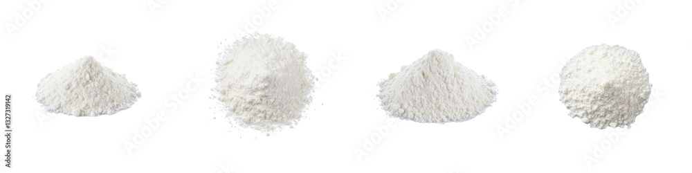 Set of Heap of Monocalcium Phosphate Set of Heap of Monocalcium Phosphate