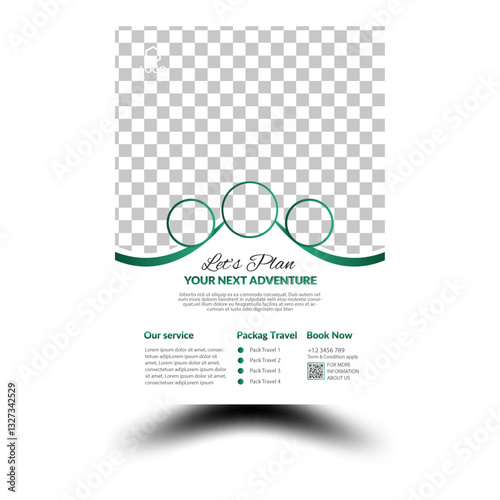 Creative and Elegant Travel Flyer Design 