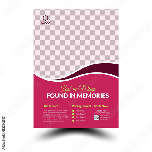 Creative and Elegant Travel Flyer Design