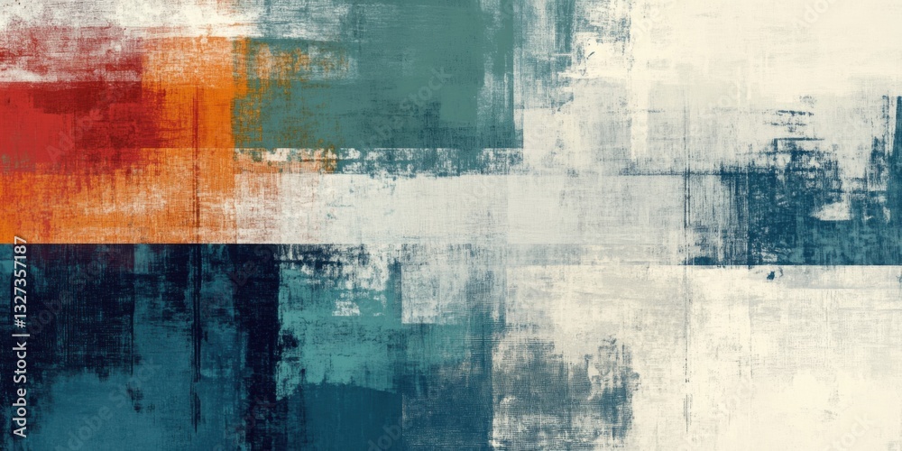 Obraz premium Abstract Colorful Background with Bold Brush Strokes and Texture