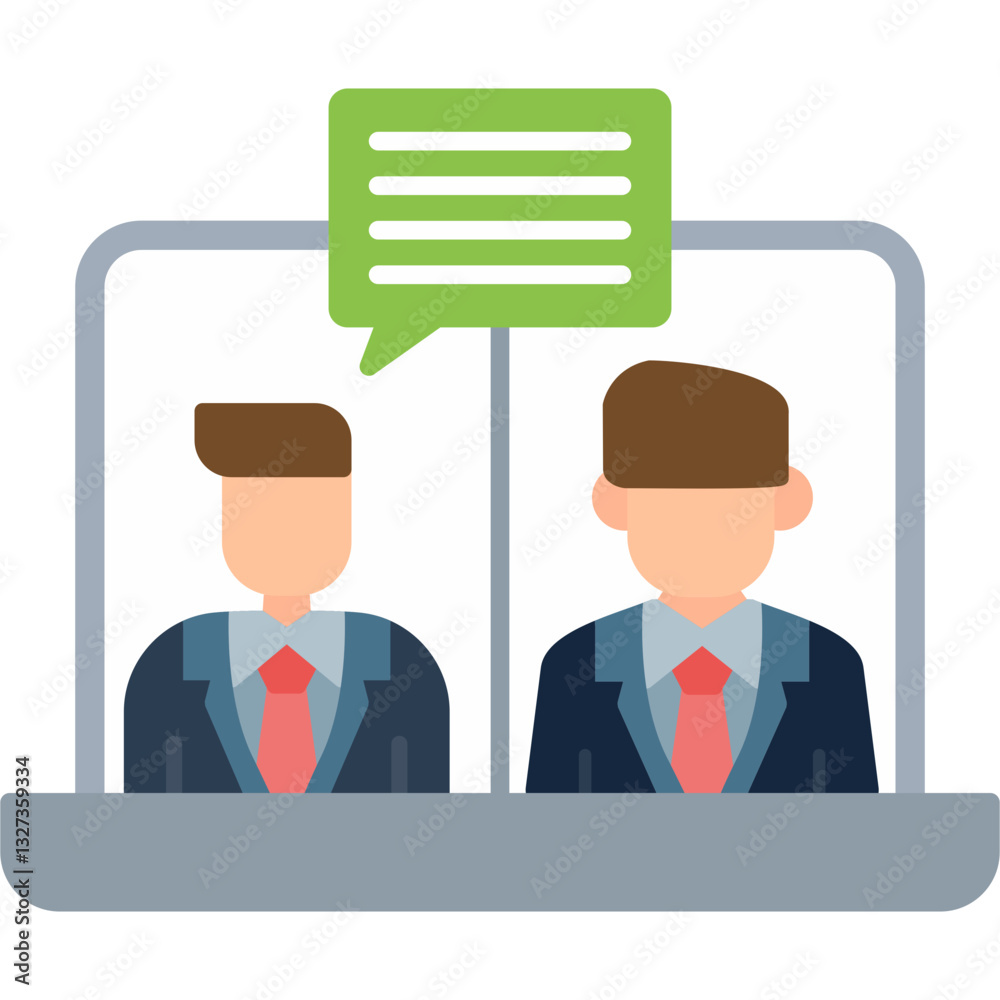 Online Meeting Icon Online Meeting Icon